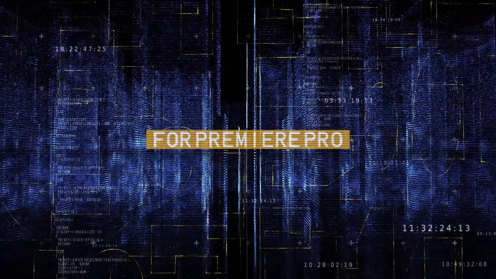 Holographic City Opener Premiere Pro Videohive 24542237 Premiere Pro Image 4