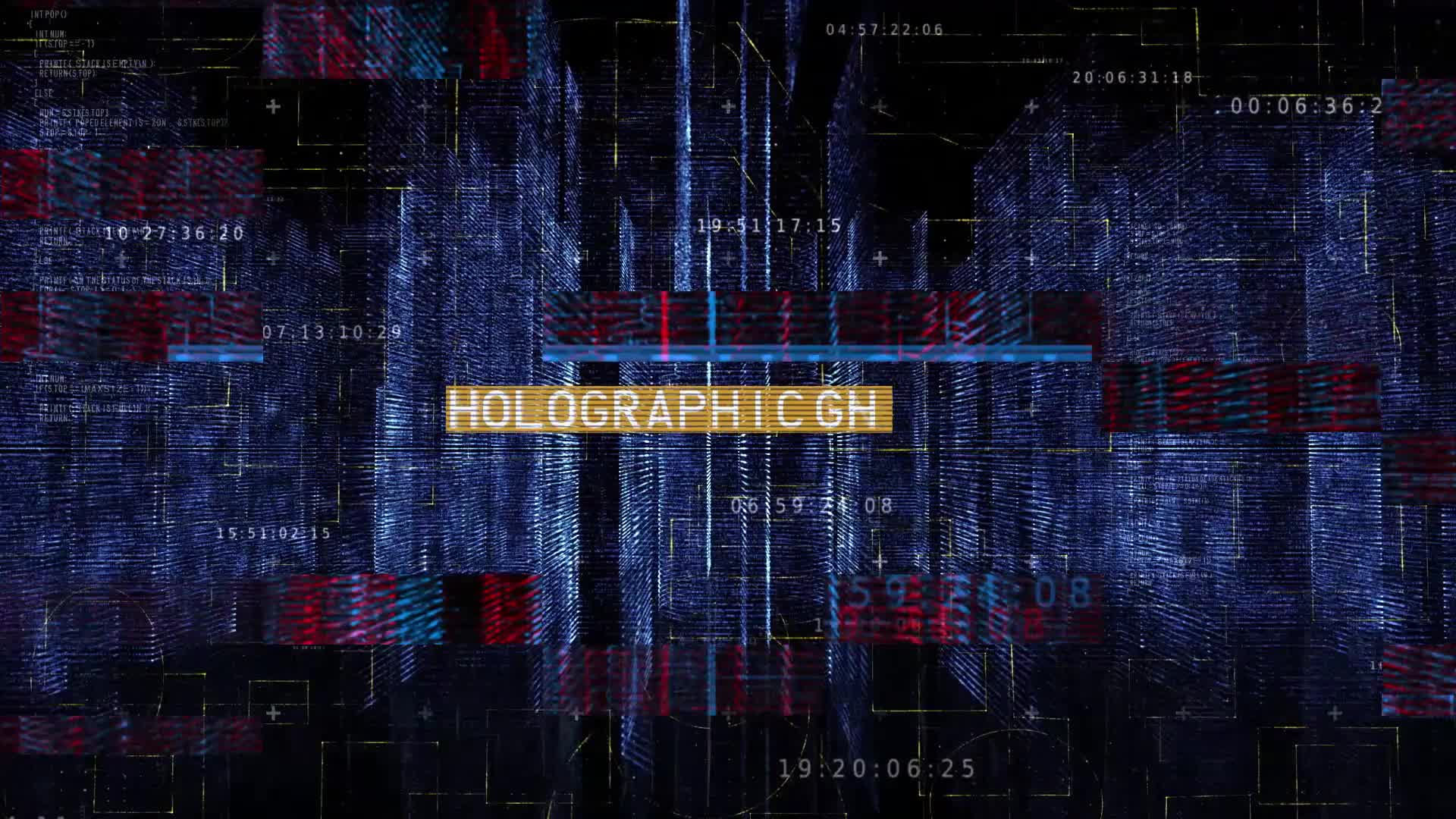 Holographic City Opener Premiere Pro Videohive 24542237 Premiere Pro Image 6