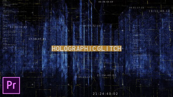 Holographic City Opener Premiere Pro - Videohive Download 24542237