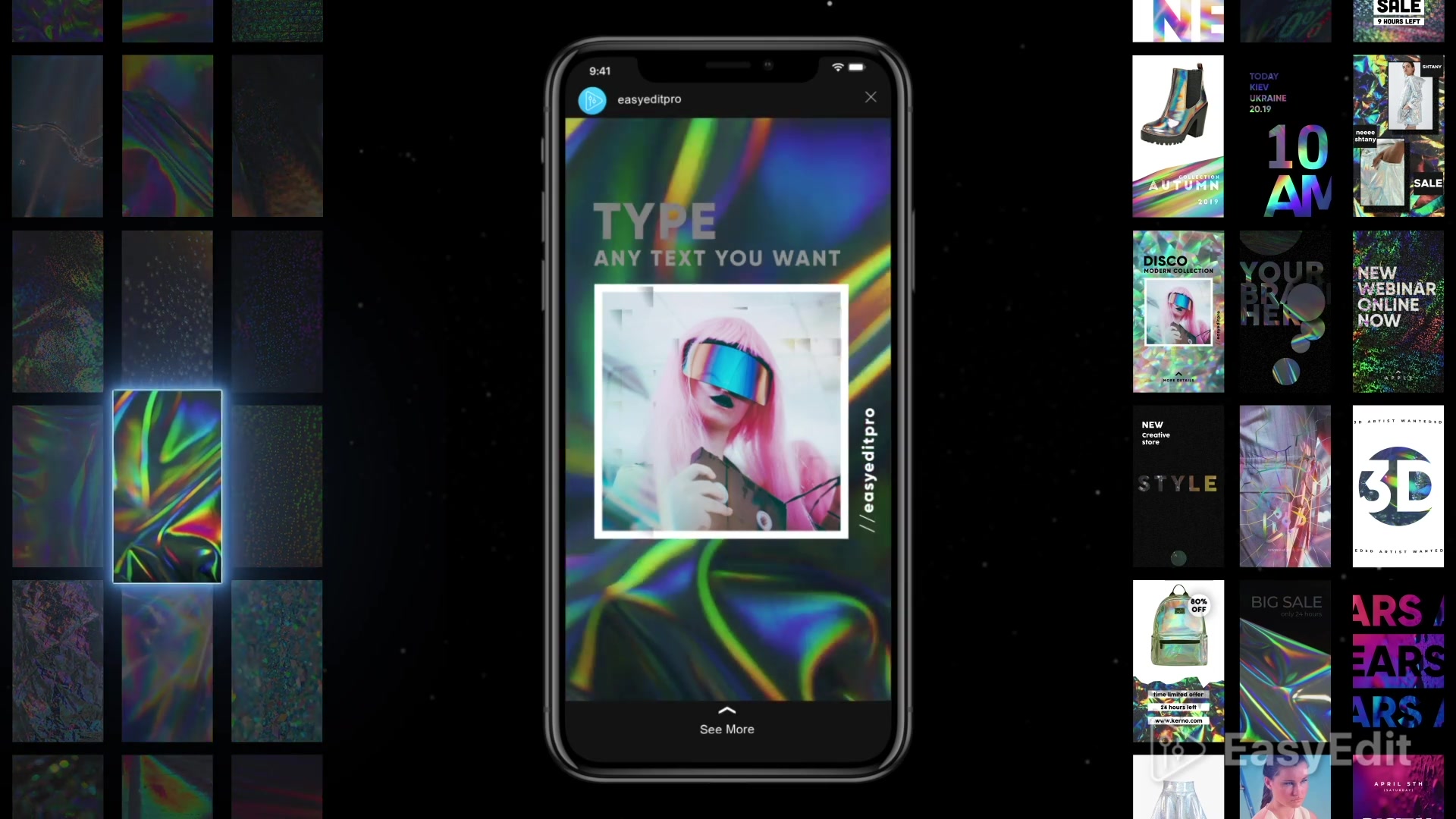 Holographic InstaStories Pack Videohive 23505519 After Effects Image 8
