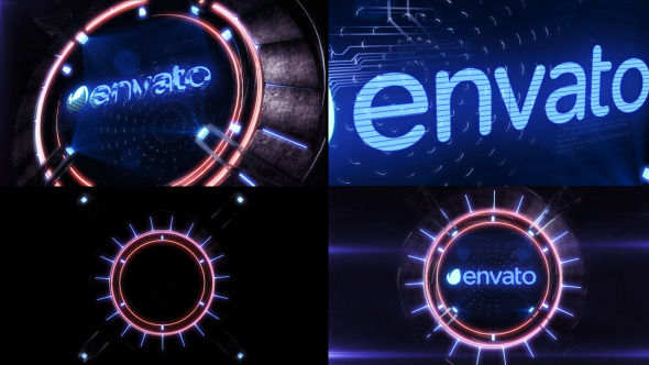 Holographic Mechanism Logo - Download Videohive 9185927