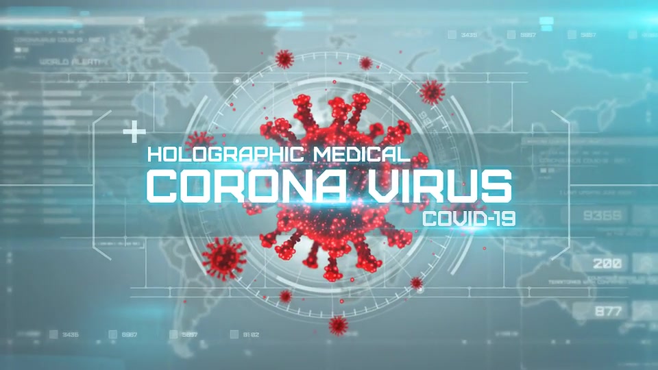 Holographic Medical Corona Virus Videohive 27809620 After Effects Image 11