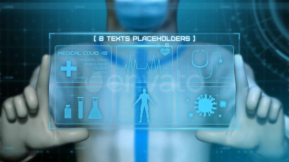 Holographic Medical Corona Virus Videohive 27809620 After Effects Image 4
