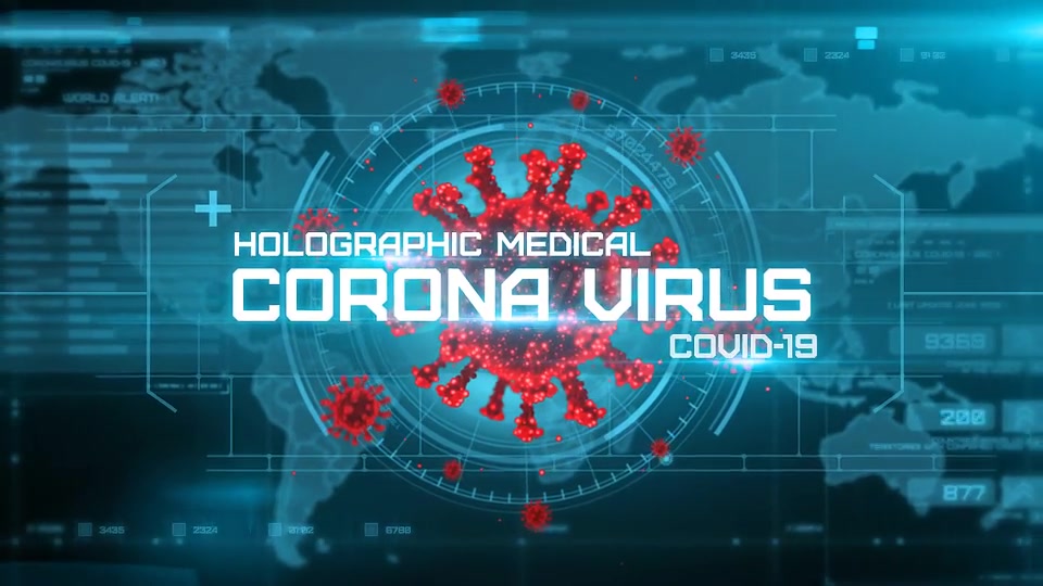 Holographic Medical Corona Virus Videohive 27809620 After Effects Image 6