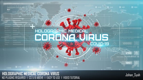 Holographic Medical Corona Virus - Videohive Download 27809620