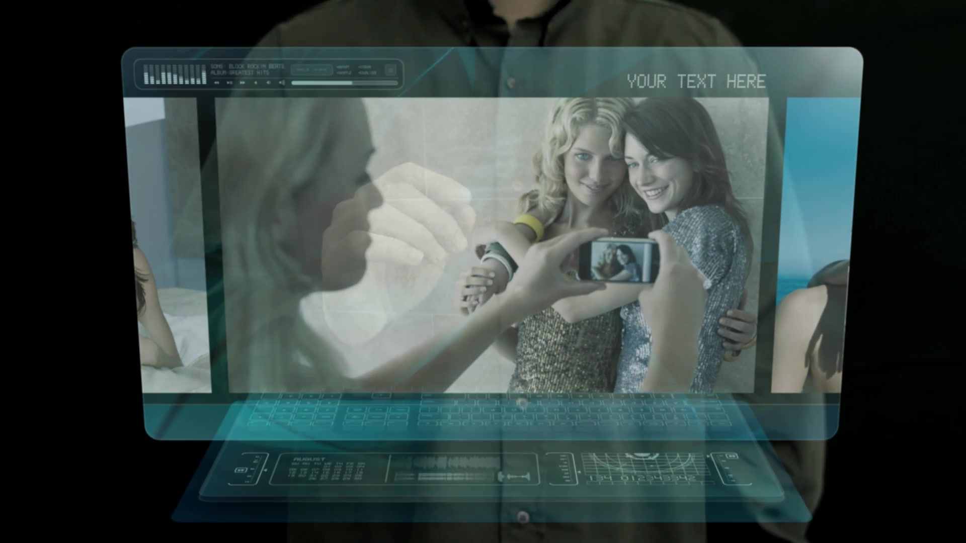 Holographic touch - Download Videohive 477388
