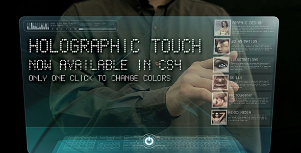 Holographic touch - Download Videohive 477388