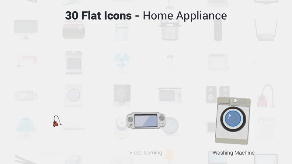 Home Appliances Icons Videohive 37716299 After Effects Image 12