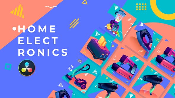 Home Electronics Product Promo | DaVinci Resolve - Videohive 32791941 Download