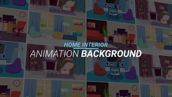 Home interior Animation background - Download 34221845 Videohive