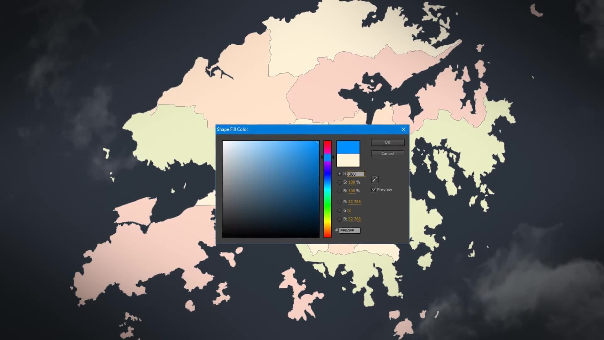 Hong Kong Animated Map Hong Kong Region of the Peoples Republic of China Videohive 24304594 After Effects Image 3