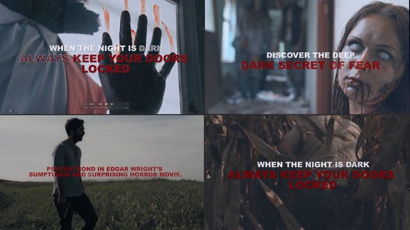 Horror Minimal Trailer - Download 34605972 Videohive