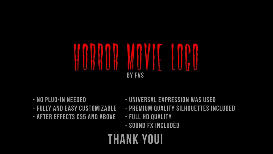 Horror Movie Logo Videohive 5962718 After Effects Image 10