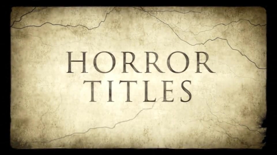 Horror Movie Titles - Download Videohive 7586081