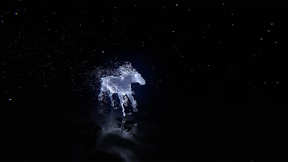 Horse Particles Logo Videohive 43073326 After Effects Image 1