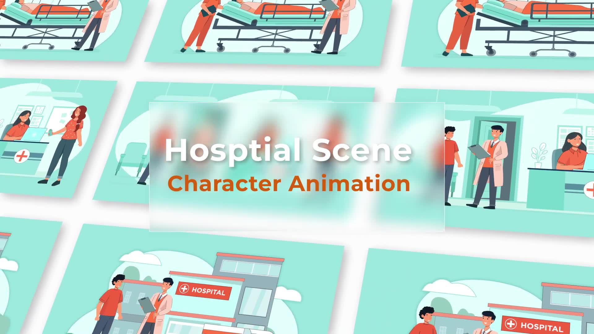 Hospital Character Animation Scene Pack Videohive 37074865 After Effects Image 2