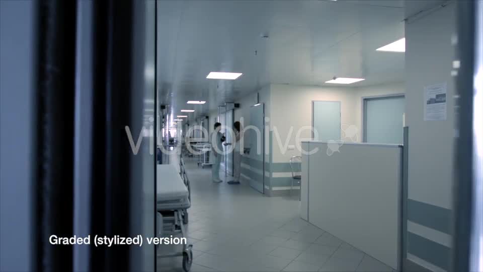 Hospital Corridor 2  Videohive 12783128 Stock Footage Image 1