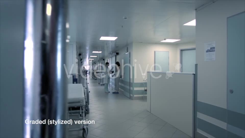 Hospital Corridor 2  Videohive 12783128 Stock Footage Image 2