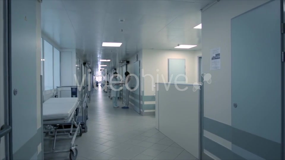 Hospital Corridor 2  Videohive 12783128 Stock Footage Image 4