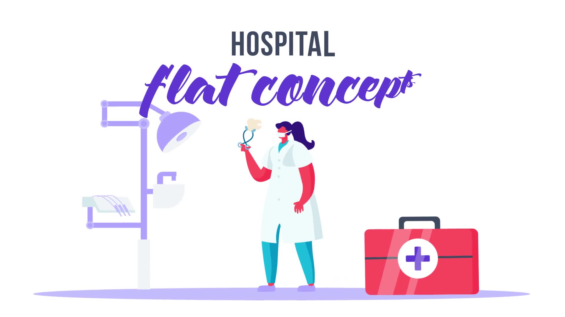 Hospital Flat Concept Videohive 33099258 After Effects Image 1