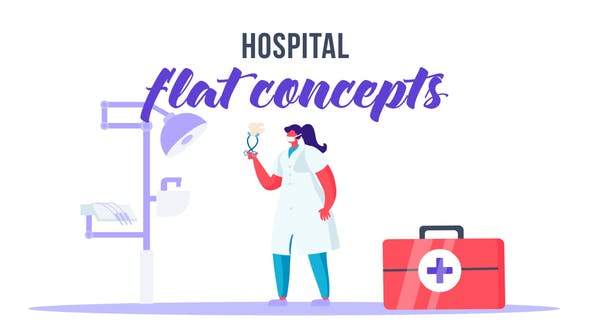 Hospital Flat Concept - Videohive Download 33099258