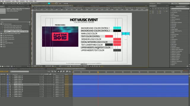 Hot Music Event - Download Videohive 10912637