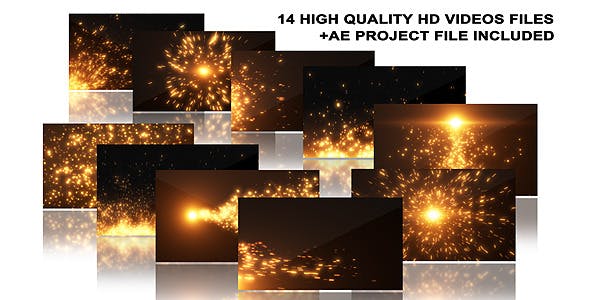 Hot Sparks Pack - Videohive Download 4727581