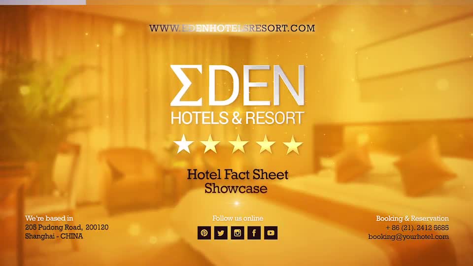 Hotel Fact sheet Showcase - Download Videohive 19428074