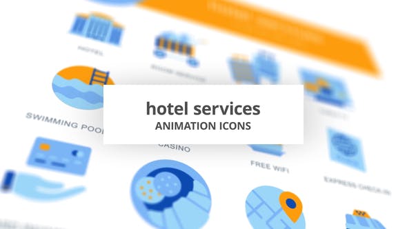 Hotel Services Animation Icons - Download Videohive 28168274