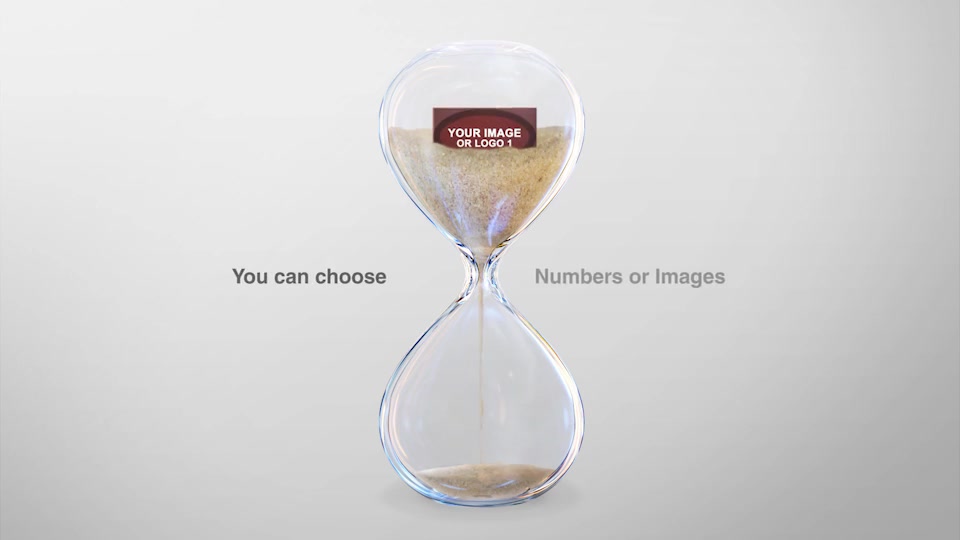 Hourglass Number and Logo Transformation Videohive 25550747 After Effects Image 6