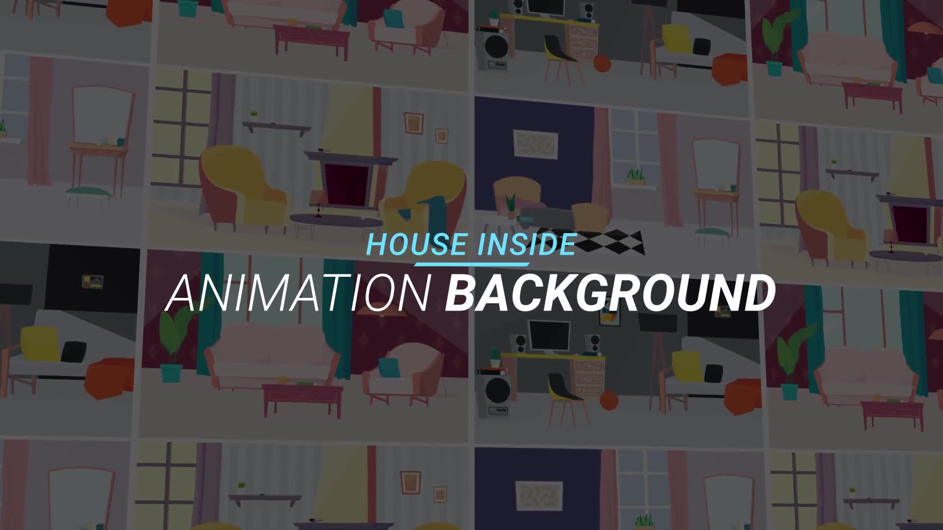 House inside Animation background Videohive 34060936 After Effects Image 1