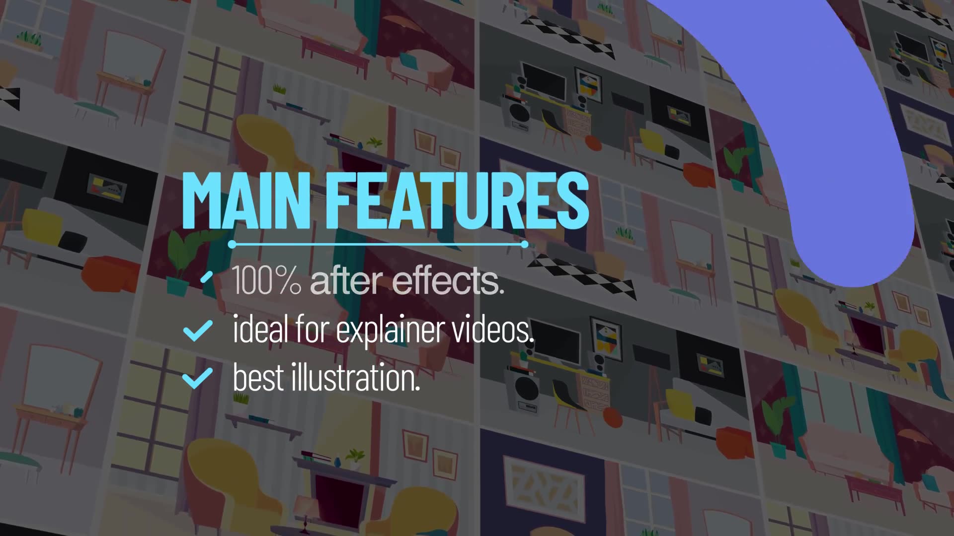 House inside Animation background Videohive 34060936 After Effects Image 3