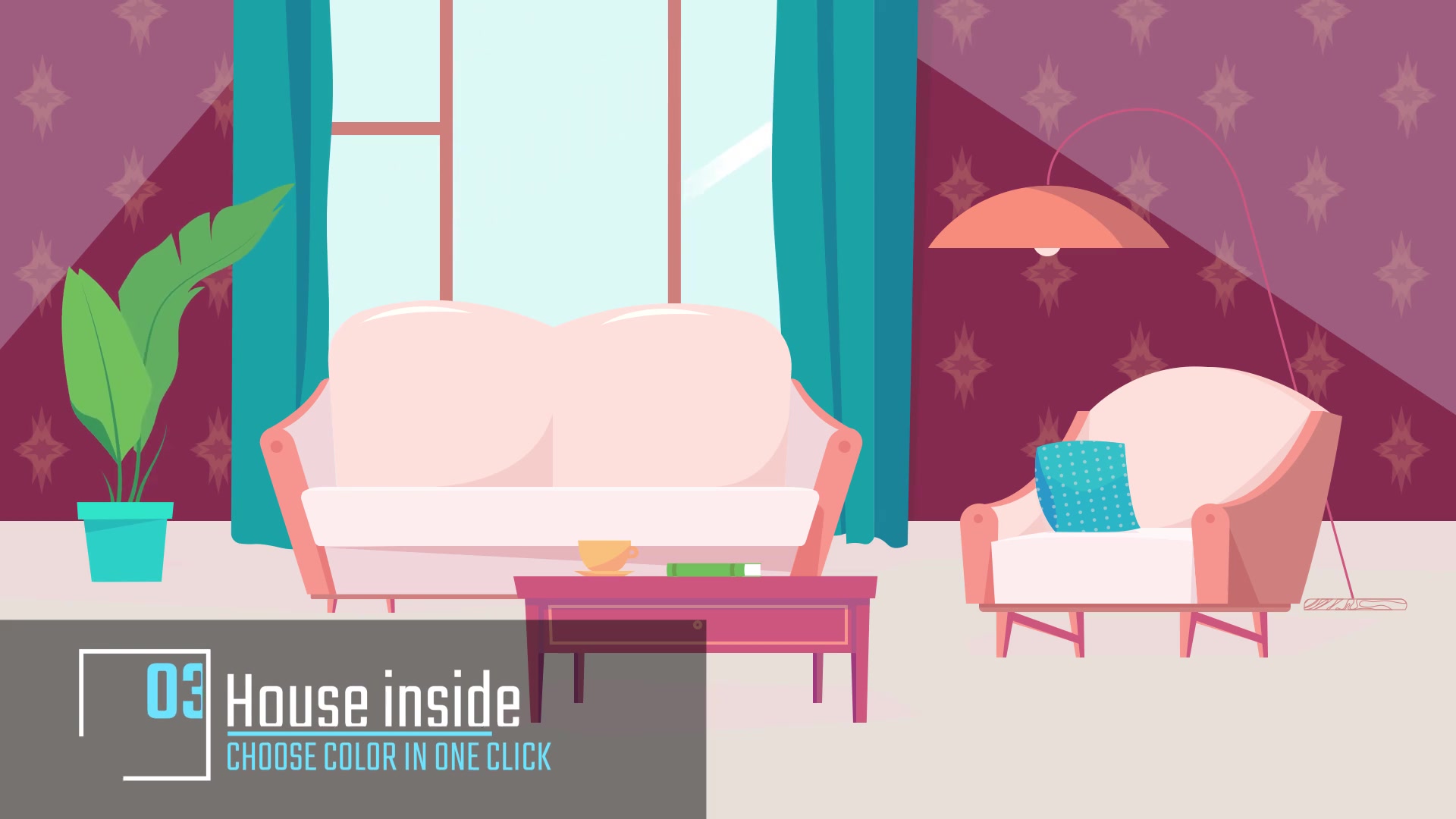 House inside Animation background Videohive 34060936 After Effects Image 7