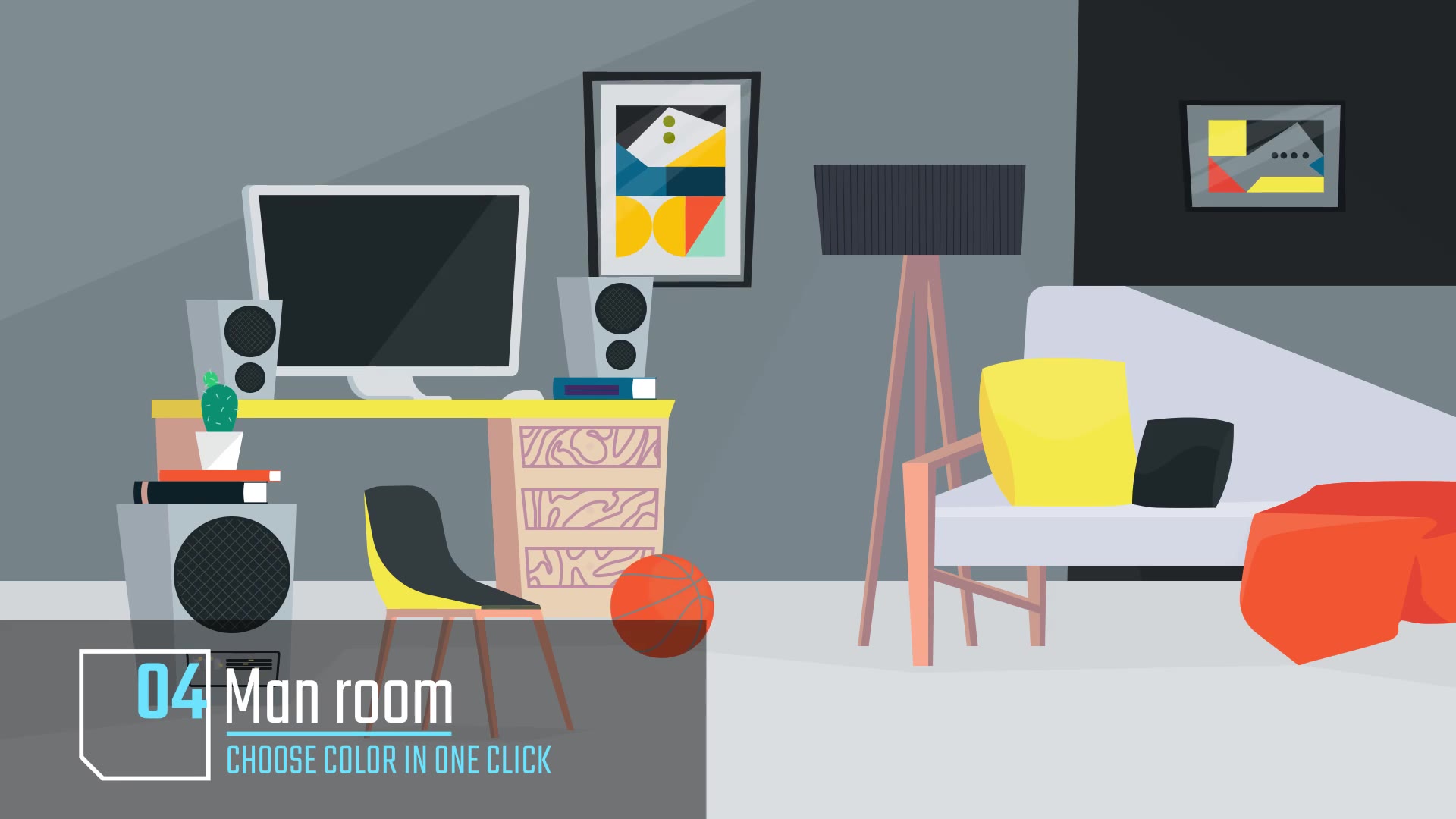 House inside Animation background Videohive 34060936 After Effects Image 8