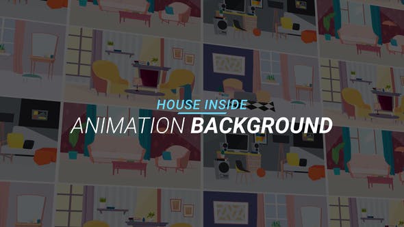 House inside Animation background - Videohive Download 34060936