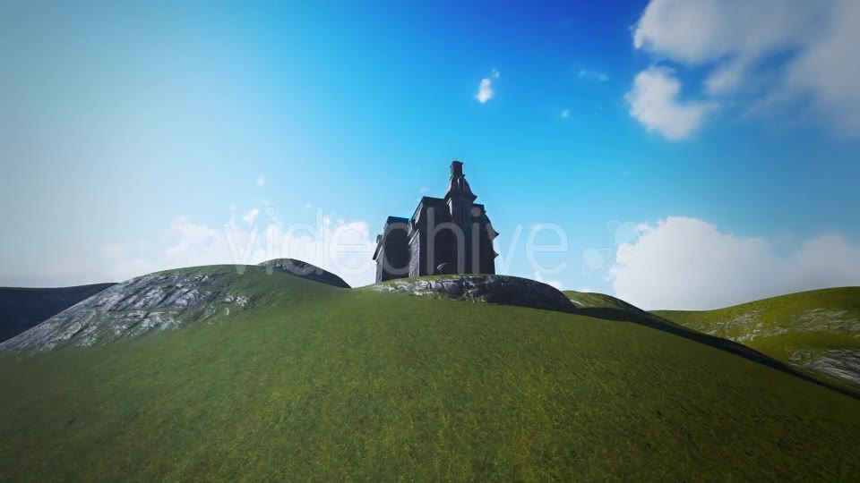 House on the Hill Sunny Day - Download Videohive 18976318