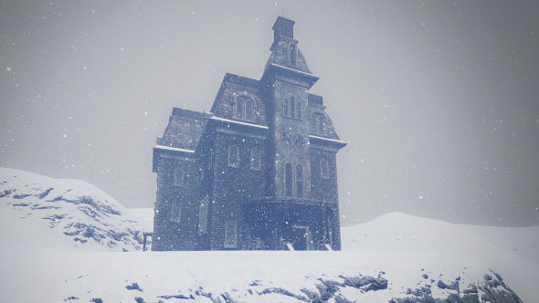 House on the Hill Winter - Download Videohive 18976447