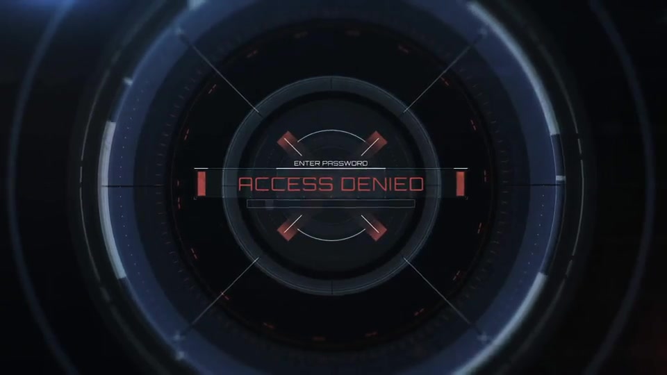 HUD Access Logo Reveal - Download Videohive 21623915