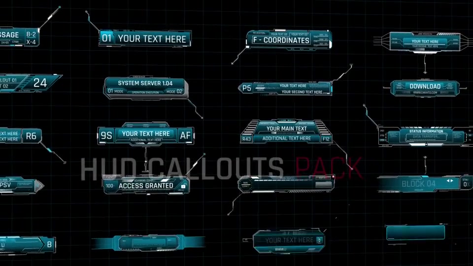 HUD Callouts Pack Videohive 32078711 After Effects Image 3