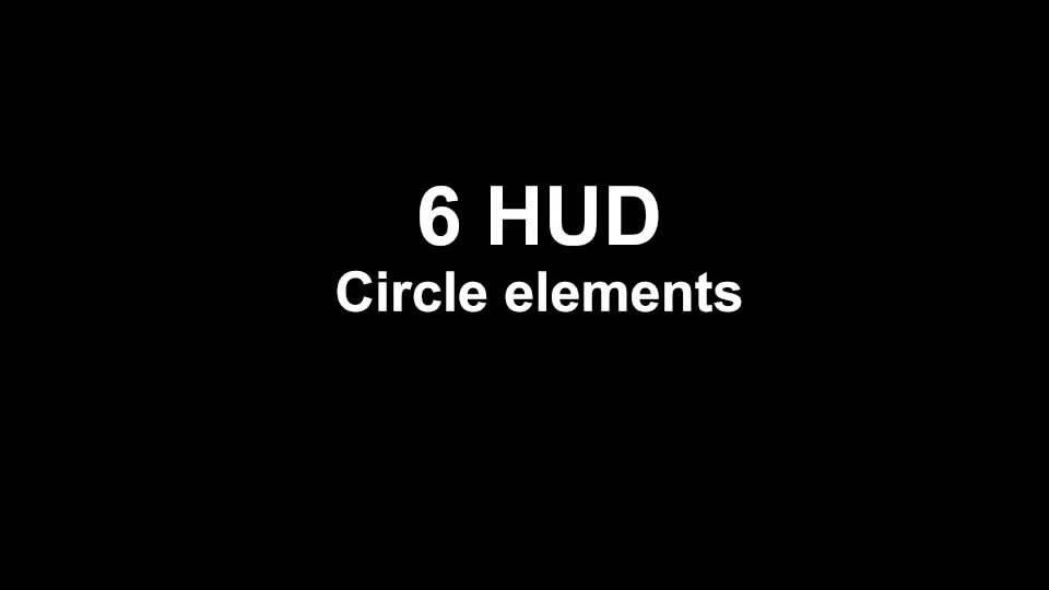 HUD Circle Elements - Download Videohive 16290765