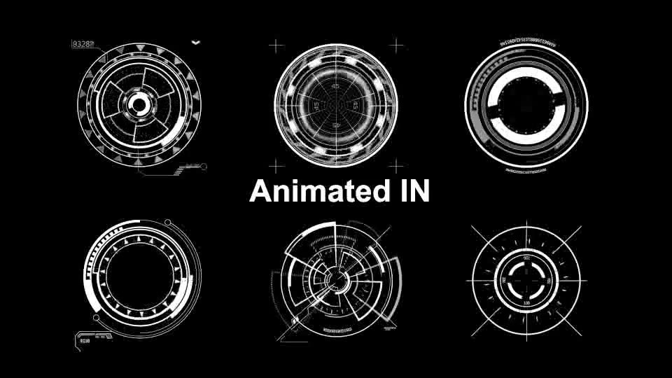 HUD Circle Elements - Download Videohive 16290765