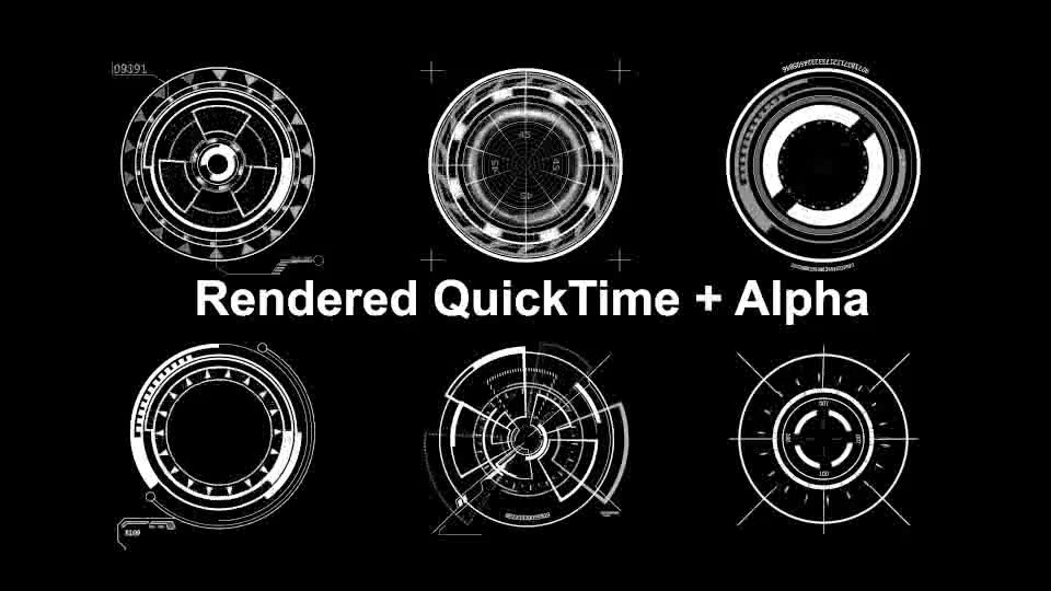 HUD Circle Elements - Download Videohive 16290765