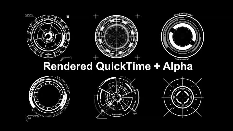 HUD Circle Elements - Download Videohive 16290765