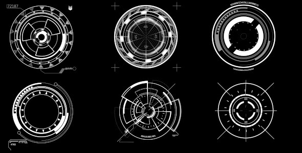 HUD Circle Elements - Download Videohive 16290765