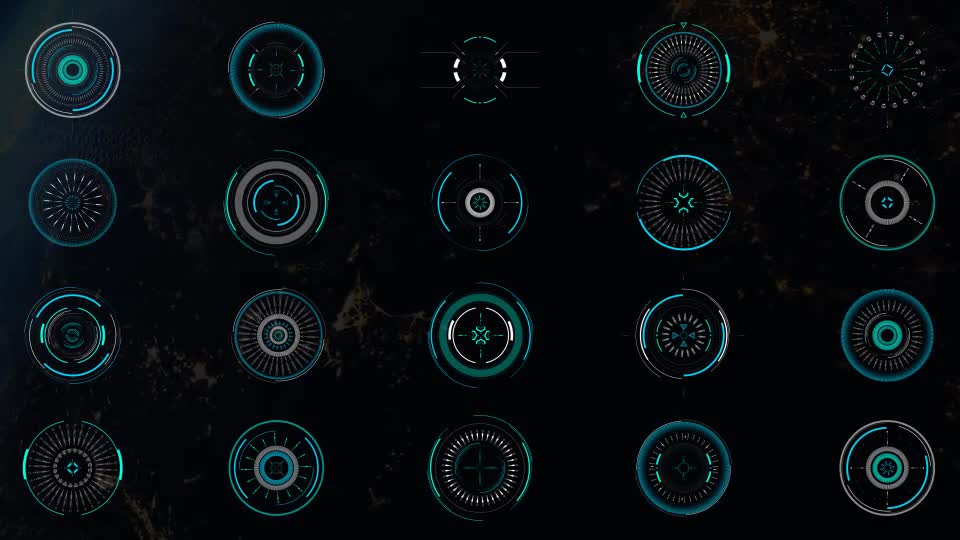 HUD Circles Videohive 36453918 After Effects Image 1
