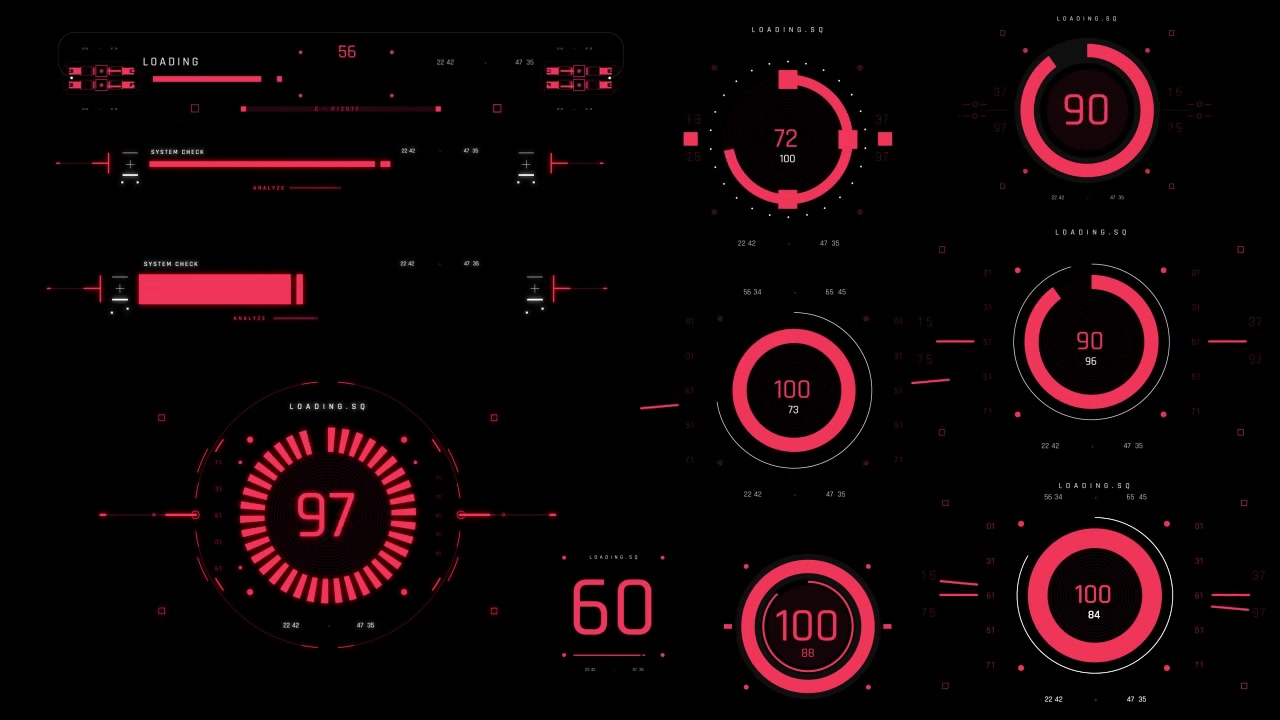 HUD Cyberpunk Loading Bars Videohive 39228122 After Effects Image 10