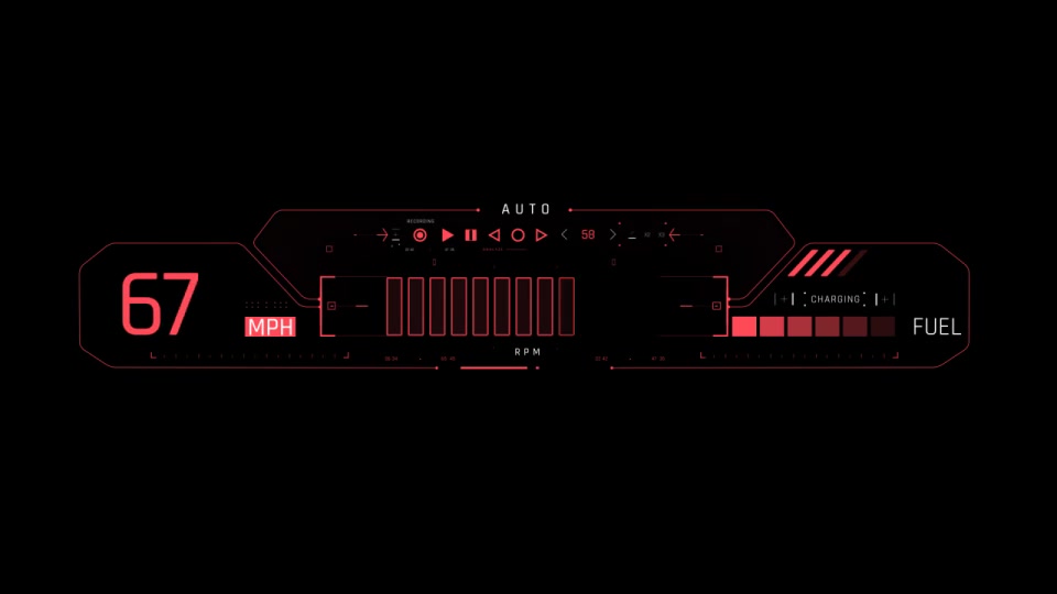 HUD Cyberpunk Speedometers Videohive 40472850 After Effects Image 4