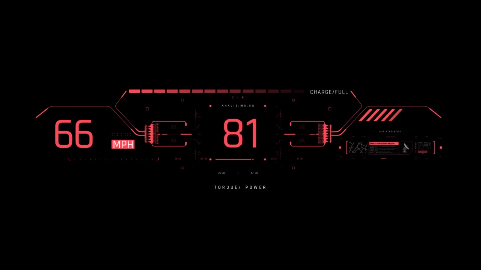 HUD Cyberpunk Speedometers Videohive 40472850 After Effects Image 8