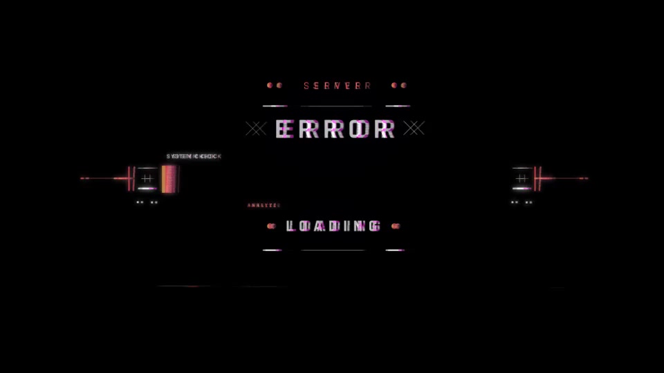 HUD Cyberpunk System Error Videohive 39354308 After Effects Image 11