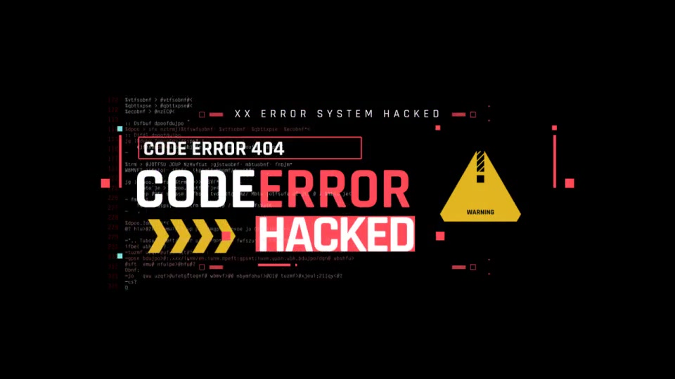 HUD Cyberpunk System Error Videohive 39354308 After Effects Image 6